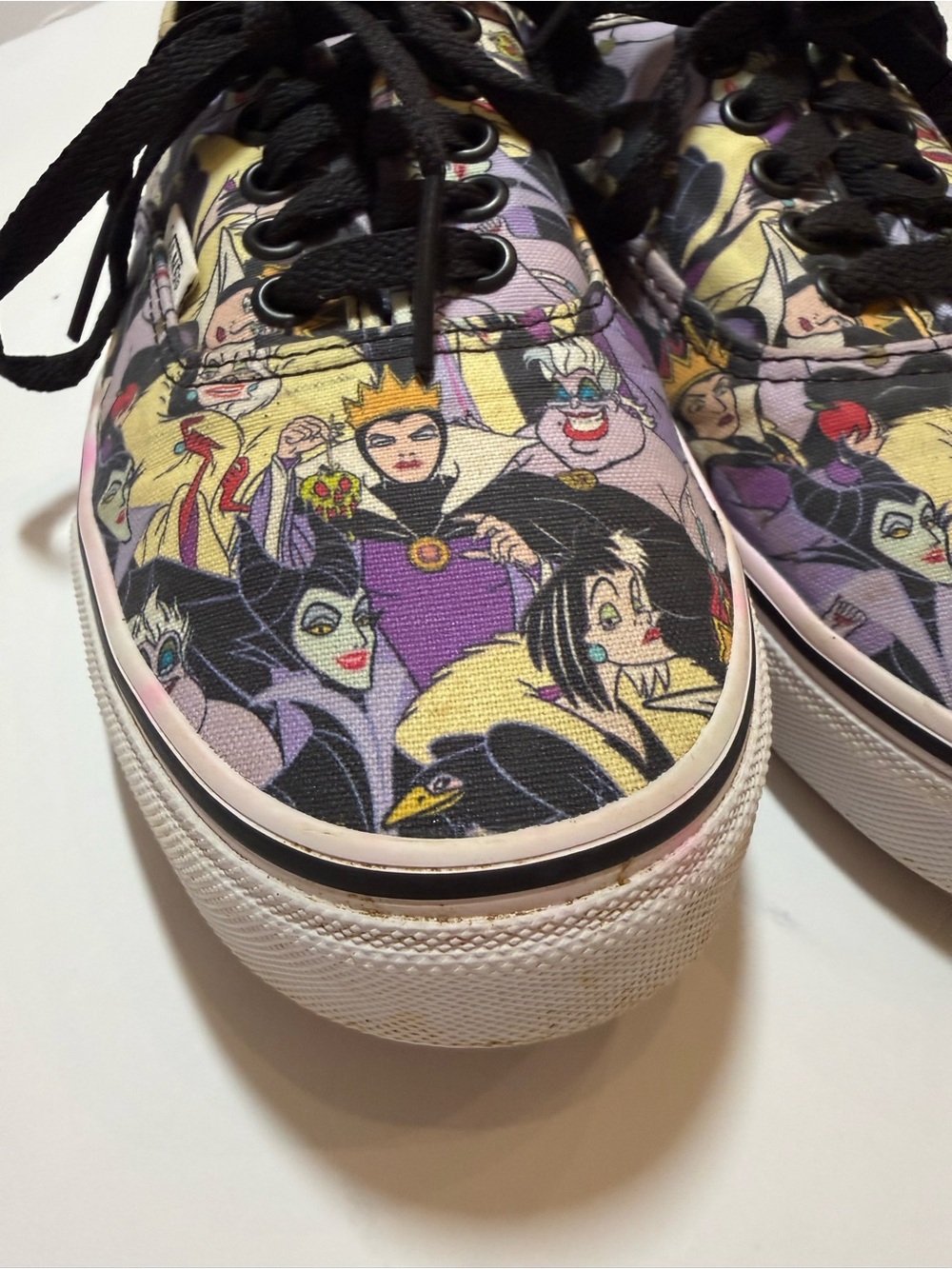 Vans x Disney Villainesses Collection Slim Low Top Sneakers Wicked Color Palette - Picture 13 of 14